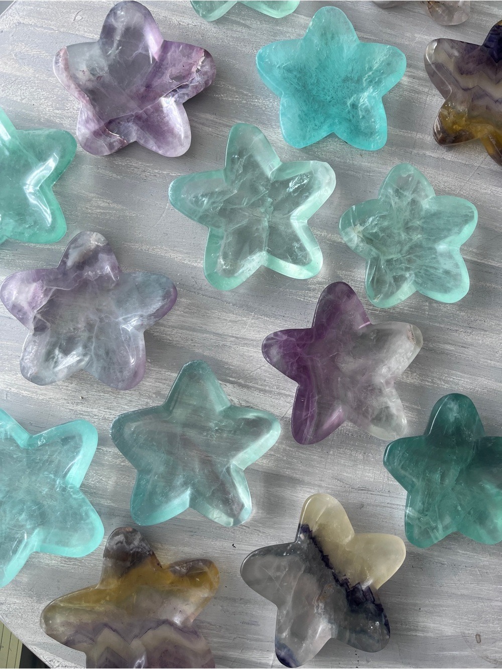 Fluorite star dish - Picture 3 of 6
